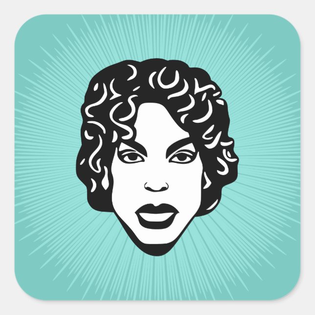 Adesivo Quadrado Genérico de Pessoa (Frente)