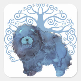 Adesivo Quadrado GENES FADRADOS Árvore de Vaca da Vida