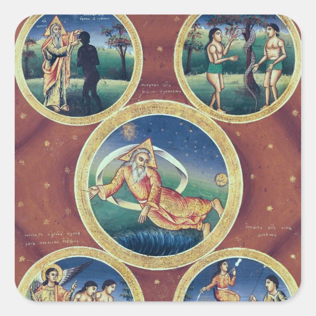 Adesivo Quadrado Gênese (Frente)