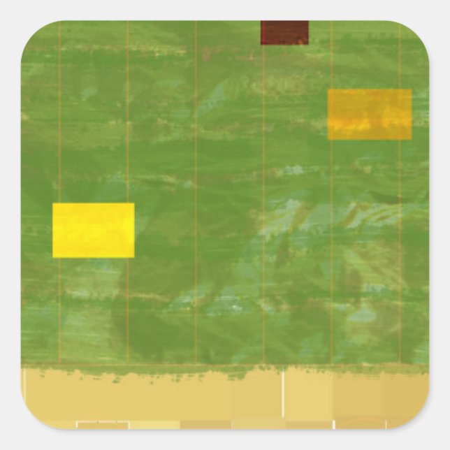 Adesivo Quadrado Gênesis Dia 3: Vegetação 2014 (Frente)