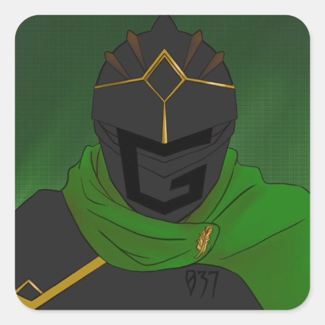 Adesivo Quadrado Genko037 (Frente)