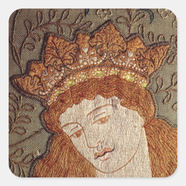 Adesivo Quadrado Geoffrey Chaucer: "Lenda das Boas Mulheres" (Frente)