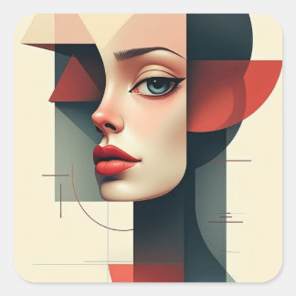 Adesivo Quadrado geométricas planas