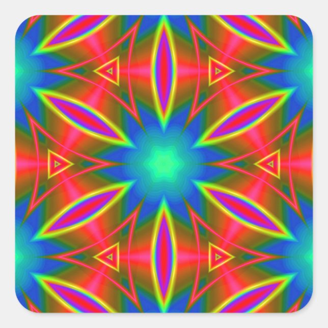 Adesivo Quadrado Geométrico 160614 (01) (Frente)