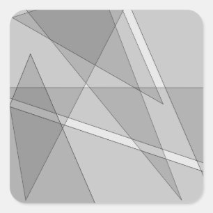 Adesivo Quadrado Geométrico cinza