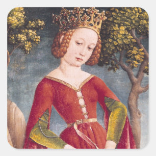 Adesivo Quadrado George e o Dragão