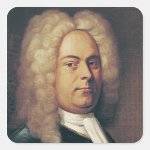 Adesivo Quadrado George Frederick Handel