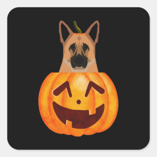 Adesivo Quadrado German shepherd
