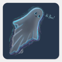 Adesivo Quadrado Ghost Ghost KiniArt Quadrado