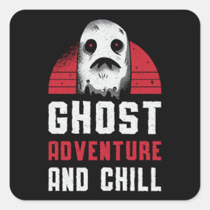 Adesivo Quadrado Ghost Hunting Ghost Adventure E Chill Hunter