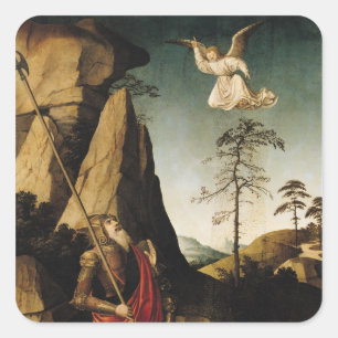 Adesivo Quadrado Gideon e o velo, c.1490