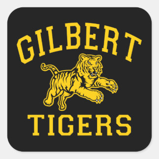 Adesivo Quadrado Gilbert Tigers