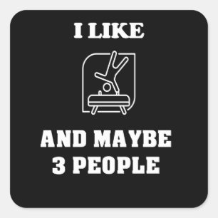 Adesivo Quadrado ginástica