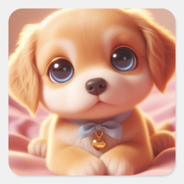 Adesivo Quadrado Ginger (Frente)