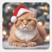 Ginger British Shorthair Christmas