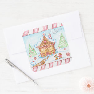 Adesivo Quadrado Gingercake House Sticker