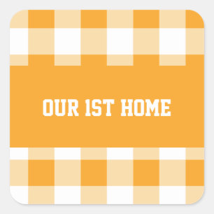 Adesivo Quadrado Gingham Pattern Our 1rua Home