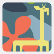 girafa abstrata infantil