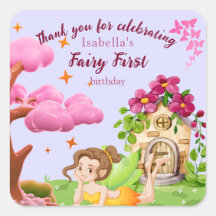 Girls Fairy First Fairytale Mushroom Butterfly