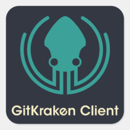 Adesivo Quadrado GitKraken Stickers