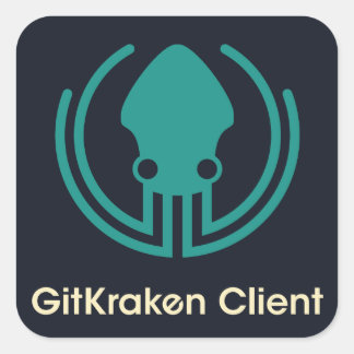 Adesivo Quadrado GitKraken Stickers