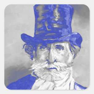 Adesivo Quadrado Giuseppe Verdi
