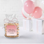 Adesivo Quadrado Glama Rosa Bebês Personalizado<br><div class="desc">Esta marca de favorecimento de brilho ombre de tendência apresenta faux sparkly glitter e um nome de script. Adicione seu texto personalizado usando o formulário modelo. Opções adicionais para texto e layout estão disponíveis se você escolher "personalizar mais" na parte inferior do formulário de modelo.</div>