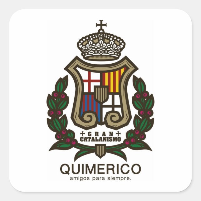 ADESIVO QUADRADO GLAN CATALANISMOシール (Frente)