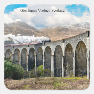 Adesivo Quadrado Glenfinnan Viaduct, Escócia
