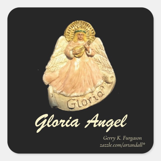ADESIVO QUADRADO GLORIA ANGEL RENAISSANCE STICKER (Frente)