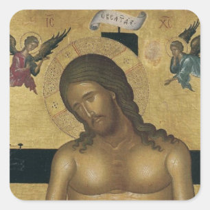 ADESIVO QUADRADO GLÓRIA AO JESUS CRISTO