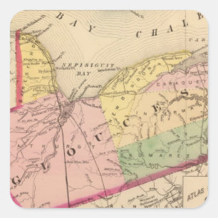 Adesivo Quadrado Gloucester Co, N.B.