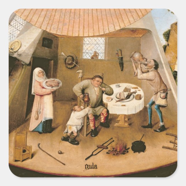 Adesivo Quadrado Gluttony (Frente)