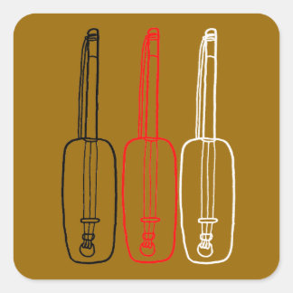 Adesivo Quadrado Gnawa Gambri