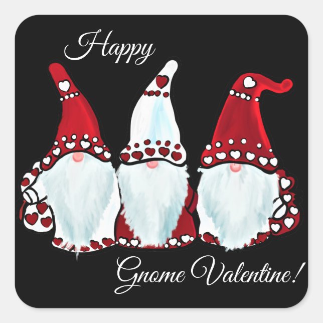 Adesivo Quadrado Gnomo (Frente)