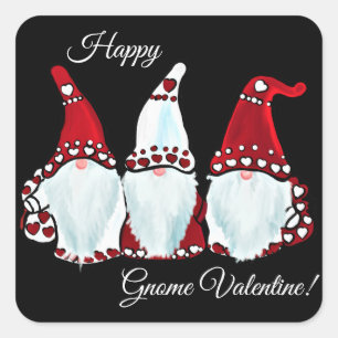 Adesivo Quadrado Gnomo