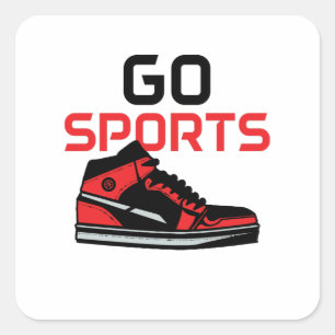 Adesivo Quadrado Go Sports