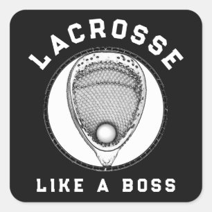 Adesivo Quadrado Goalie do Lacrosse