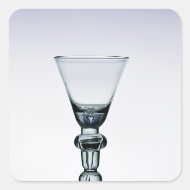 Adesivo Quadrado Goblet do caule Baluster, c.1700-20 (Frente)