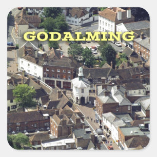 Adesivo Quadrado Godalming Surrey England