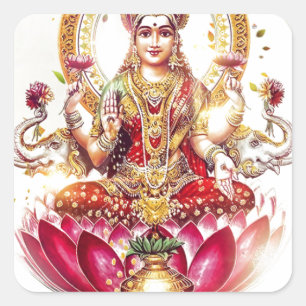 ADESIVO QUADRADO GODDESS LAKSHMI