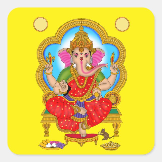 Adesivo Quadrado Goddess Vinayaki Stickers (Frente)