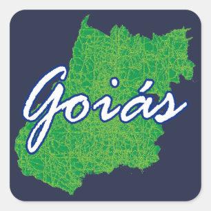 Adesivo Quadrado Goias