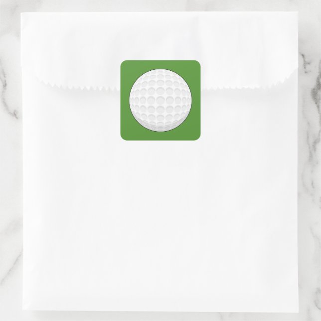Adesivo Quadrado Golf Ball (Bolsa)