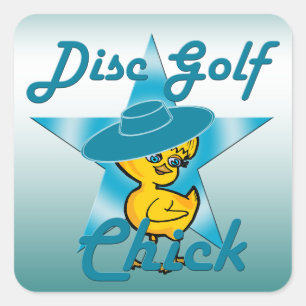Adesivo Quadrado Golf de Disco nº 7