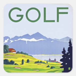 Adesivo Quadrado Golf ~ Lausanne