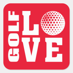Adesivo Quadrado Golfe