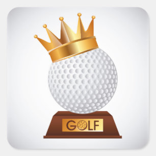 Adesivo Quadrado Golfe