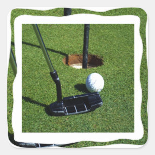 Adesivo Quadrado Golfe Faz Esse Par,