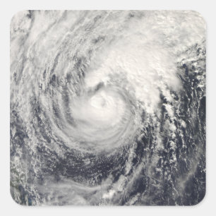 Adesivo Quadrado Golfinho do tufão no mar filipino